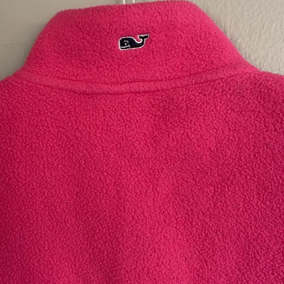 Vineyard Vines hot pink fleece sweatshirt - Picture 4 of 5